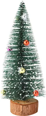 Produktbild von Mini-Weihnachtsbaum, 25cm Höhe künstliche Weihnachtsdekoration, 3PCS Set für Tischdekoration, 26x30x10cm