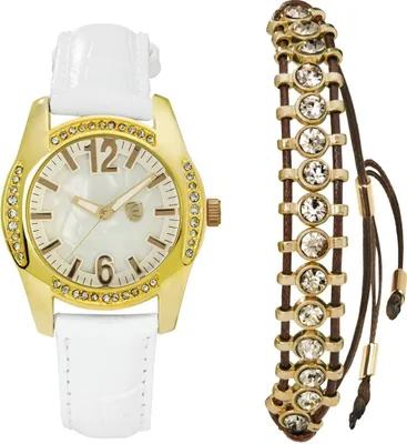 Produktbild von Auriol Armbanduhr Schmuckset 306652 Weiß
