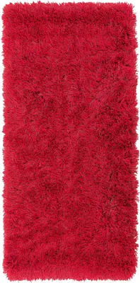Obrázok produktu pre BELIANI Shaggy koberec s vysokým vlasom červený polyesterový 80 x 150 cm obdĺžnikový jednofarebný