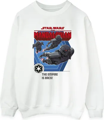 Produktbild von Star Wars - "The Mandalorian Empire Is Back" Sweatshirt für Herren BI46579 (3XL) (Weiß)