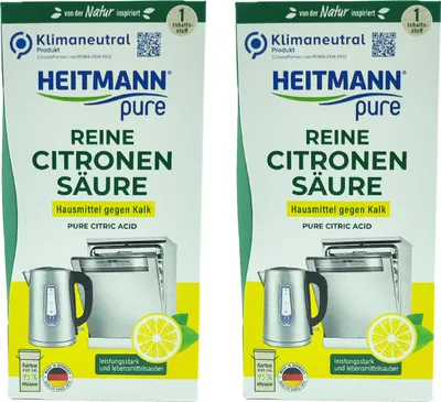 Produktbild von 2er Pack HTM pure Reine Citronensäure 350g