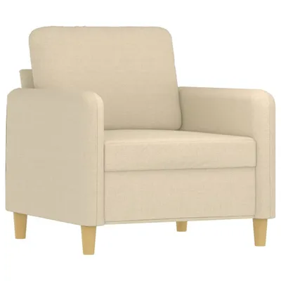 Produktbild von vidaXL Sessel Creme 60 cm Stoff