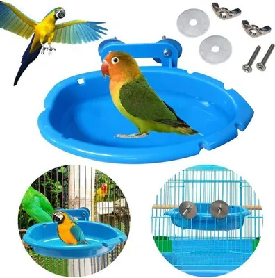 Produktbild von Hängendes Vogelbad, Vogeltränke, Vogelbadewanne, Vogelfutterspender, Nistkastenhalter