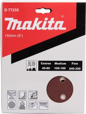 Produktbild von Rundschleifpapier-Set 150 mm D-77235 20