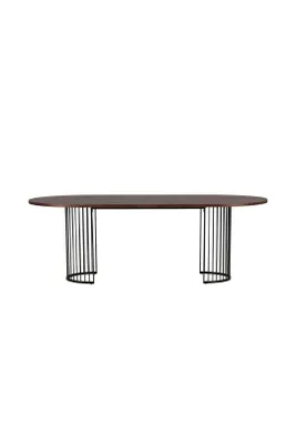 Image de Hamneskär table de salle à manger 110x220cm noyerReproduction.