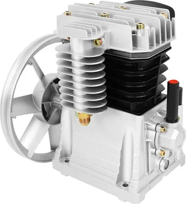 Immagine prodotto di Testa pompa per compressore d'aria - a doppio cilindro - 3 HP - 8 bar - 960 giri/min - elettrica - grigia
