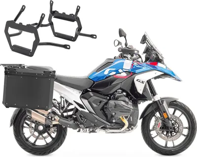 Immagine prodotto di Valigia in alluminio + portavaligie per BMW R 1300 GS 23-25 QP48 nero