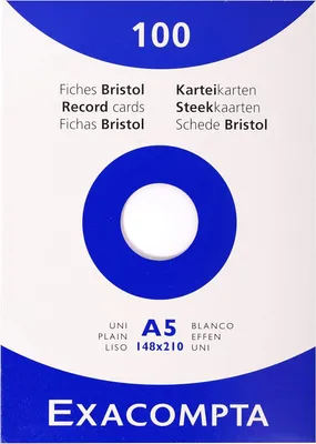 Immagine prodotto di Schede A5 blanco bianco 100 pezzi