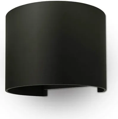 Immagine prodotto di V-TAC 5W Lampada da parete orientabile nera rotonda IP65 Bridgelux VT-756 neutra
