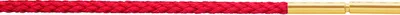 Produktbild von 55100119G38, 55100119G40, 55100119G42, 55100119G50, 55100119G60, 55100119G70, 55100119G80, 55100119G90 Kordel aus Microfaser rot vergoldet XEN