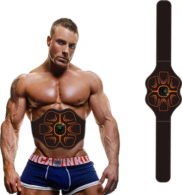 Produktbild von Bauchtrainer, über USB wiederaufladbares Bauchmuskelband, EMS tragbares Bauchtrainer Trainingsgerät