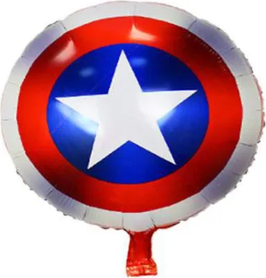 Produktbild von Captain America Folienballon 18 Zoll 1 Stk.