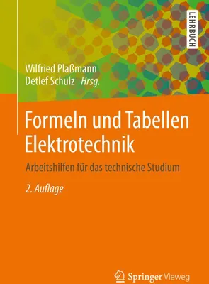 Produktbild von Formeln und Tabellen Elektrotechnik