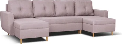 Produktbild von U-Ecksofa mit Schlaffunktion DORO - Rosa