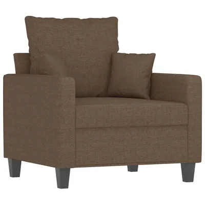 Image de Fauteuil Marron 60 cm Tissu