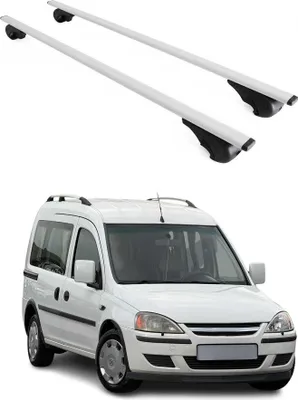 Produktbild von Dachträger Gepäckträger für Opel Combo 2001-2011 Grundträger Metall Silber 2tlg