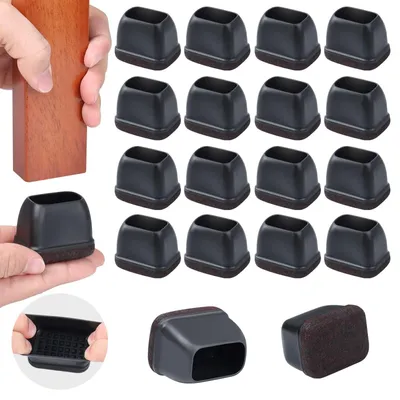 Productafbeelding van Omgoods - Set van 16 Stoelpoot Beschermers met Vilt Pads voor Vloerbescherming