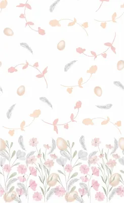 Produktbild von Duni Tischdecke Ostern geblümt 138x220cmPapier