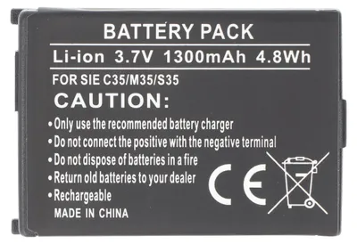 Produktbild von Akku für SIEMENS C35, S35 ersetzt V30145-K1310-X132