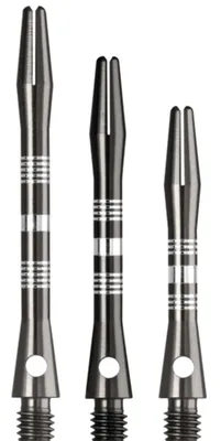 Produktbild von Designa | Multiline Aluminium Dartschäfte | Short 35 mm | Silbergrau | 1 Set