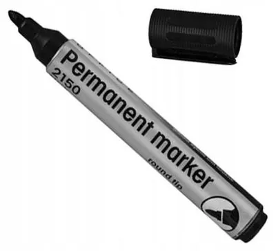 Produktbild von D.rect 2150 Permanentmarker Schwarz 1-3mm