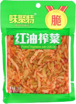 Produktbild von Weijute Eingelegtes Zhacai Gemüse mit Chili 138g