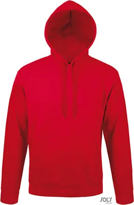 Image de SOLs 47101 | Sweat-shirt à capuche unie Snake / Sweat-shirt à capuche Intérieur gratté - Couleur : Rouge - Taille : L