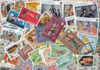 Produktbild von Briefmarken Antigua und Barbuda 500 verschiedene Marken