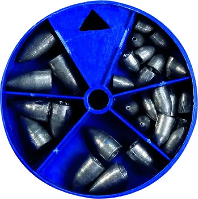 Produktbild von Jenzi Drop-Shot Blei Sortiment in dose bullet