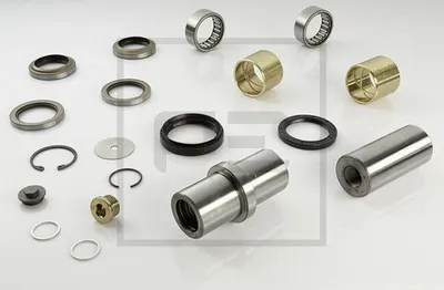 Produktbild von PETERS ENNEPETAL Reparatursatz Achsschenkelbolzen 031.320-00A oben unten für MAN E2000 109mm 4,14kg