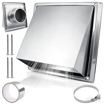 Obrázok produktu pre Ventilačná mriežka s ochranou proti hmyzu, priemer 100 mm