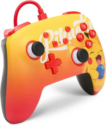 Zdjęcie produktu dla Kontroler przełączników Ulepszony przewodowy Pikachu oranberry PowerA