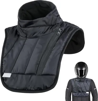Produktbild von Motorrad-Halswärmer, winddichter und wasserdichter Halswärmer, Schulterwärmer, warmer Winterschal, warme Winter-Essentials für Outdoor-Sport, Radfahren, Skifahren