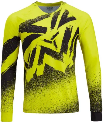 Zdjęcie produktu dla Koszulka Silvini Cortino Enduro – męska długa neonowożółta i czarna wielkość M 3121-MD1802-71083