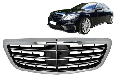 Produktbild von Kühlergrill für Mercedes S-Klasse W222 2014-08.2020 S63 S65 Look Chrom.