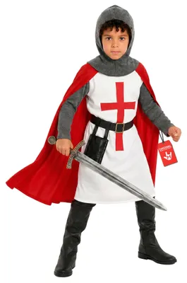 Produktbild von Fun Shack Ritter Kostüm für Kinder, Mittelalterliches Design, Perfekt für Karneval und Halloween, M