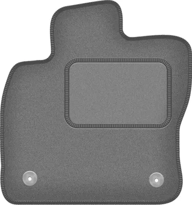 Immagine prodotto di Tappetino in velluto grafite per il lato conducente, adatto per Volkswagen Touran II (2016-, minivan) – con fissaggi – su misura