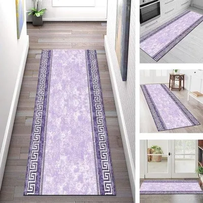 Zdjęcie produktu dla Keuchermatte – mata antypoślizgowa do kuchni – podłoga kuchenna – podkładka do wykręcania – 60 x 150 cm – biało-niebieska