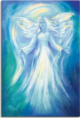Produktbild von ARTland Leinwandbild Engel der Liebe Größe: 40x60 cm