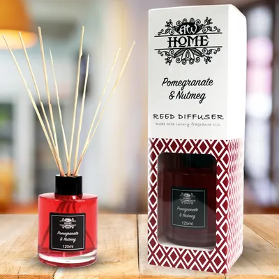 Obrázok produktu pre Aromatický difúzor 120 ml – granátové jablko a muškátový oriešok