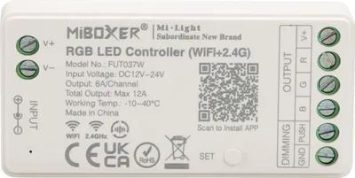 Produktbild von MiBoxer FUT037W RGB-LED-Controller (WiFi + 2,4 G)