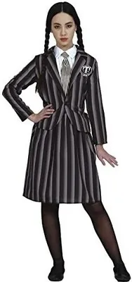 Produktbild von FIESTAS GUIRCA Gothic Familie Mädchen Schuluniform Kostüm - Mädchen Halloween Kostüm 10-12 Jahre FIESTAS GUIRCA