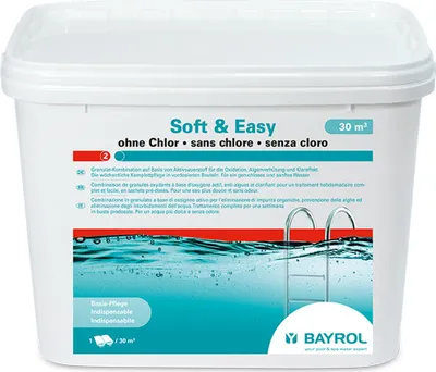 Immagine prodotto di Trattamento completo con ossigeno attivo 5.04kg Bayrol SOFT & EASY 30