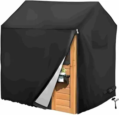 Imagen del producto de Omgoods: Funda protectora para casitas de juegos exteriores, impermeable y resistente a los rayos UV
