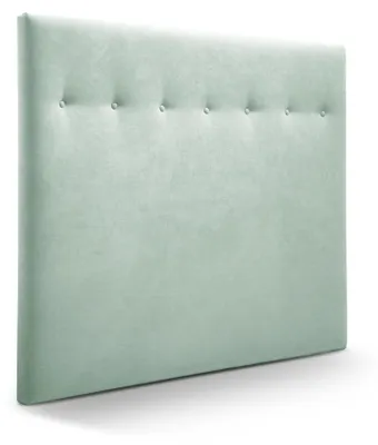Kopfteil gepolstert 160x120x6 cm Wasser Grün