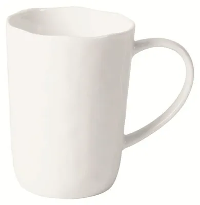 Productafbeelding van Pomax Porcelino, witte beker van porselein, diameter 8 cm, hoogte 11 cm