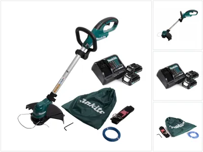 Produktbild von Akumulatorowa podkaszarka do trawy Makita UR 100 DSAE 10,8 V + 2x akumulator 2,0 Ah + ładowarka + 1x głowica żyłkowa i akcesoria