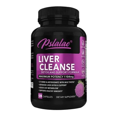 Produktbild von Liver Cleanse 1104mg (120 Kapseln) Nahrungsergänzungsmittel, Leber, Lebergesundheit, Entgiftung, Reinigung