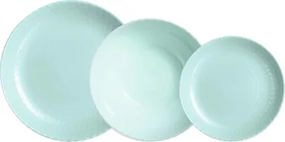 Produktbild von Geschirr Luminarc PAMPILLE türkis Glas (18 Stücke)