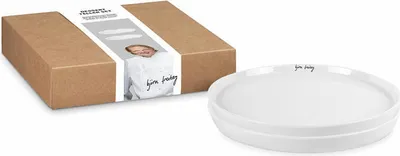 Produktbild von PPD Björn Freitag Trend Plate 21 Set, 2er Set, Teller, Frühstücksteller, Kuchenteller, New Bone China, Weiß, Ø 21 cm, 163102349